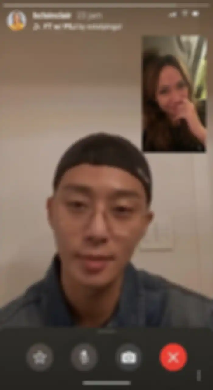Ariel NOAH Langsung Mundur, BCL Keciduk Bucin dengan Aktor Ganteng Ini, Siapa? Postingan BCL yang berpura-pura video call dengan aktor Korea Park Seo Joon pakai filter Instagram