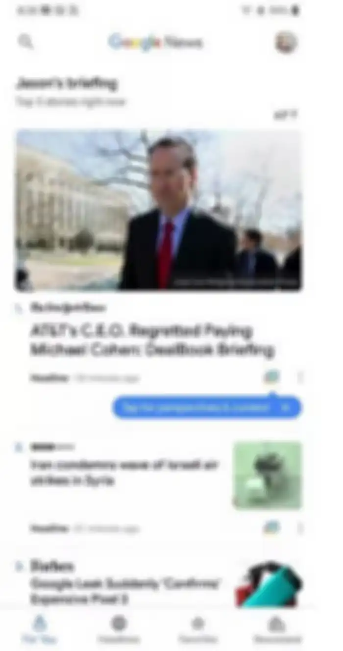 Fitur Briefing Google News