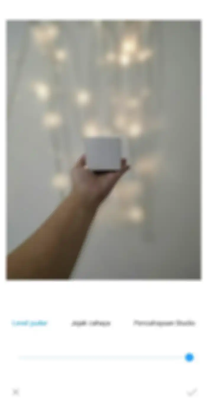 Pengaturan Tingkat Bokeh di AI Kamera Xioami