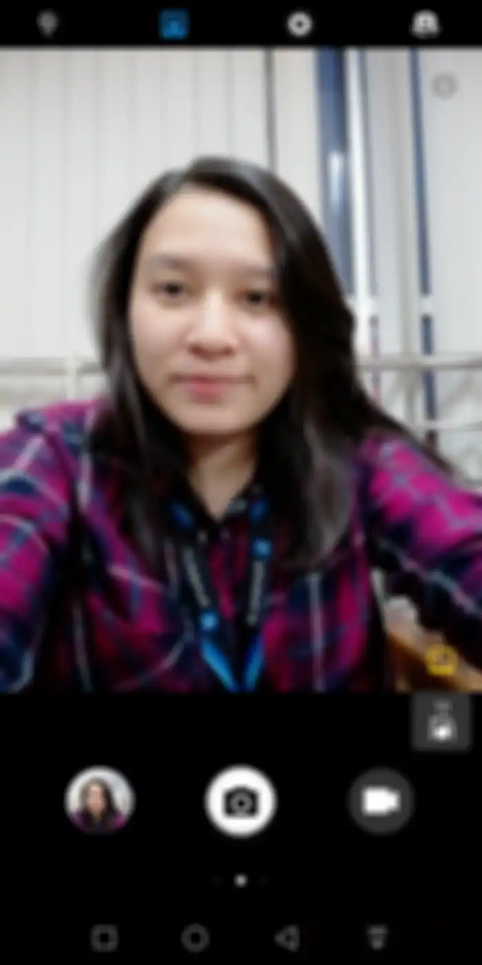 Menu kamera selfie Nova 2i