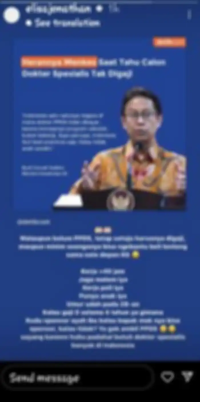 Postingan Elisa Jonathan, mantan Nicholas Sean
