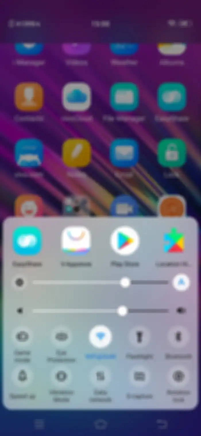 Vivo v11 Pro - Quick Access