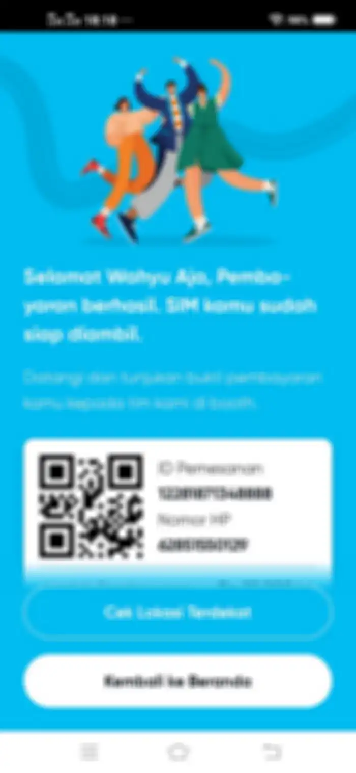 Nomor by.U sudah jadi, siap diambil atau dikirim.
