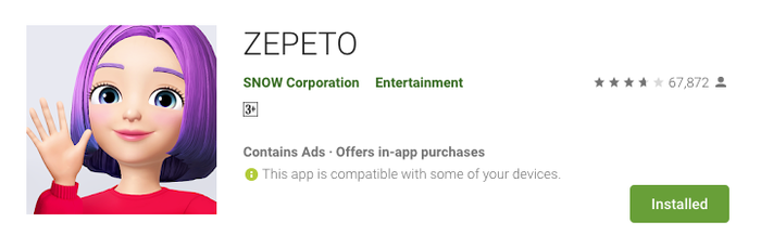Aplikasi Zepeto