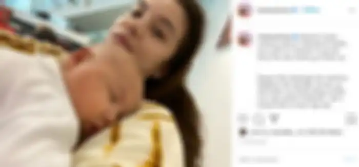 Chelsea Olivia saat gendong baby Dante