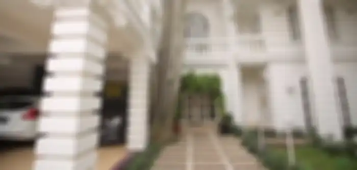 Pintu masuk rumah Tasya Farasya