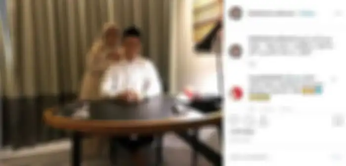 Muzdalifah dan Fadel berbalas komentar di Instagram