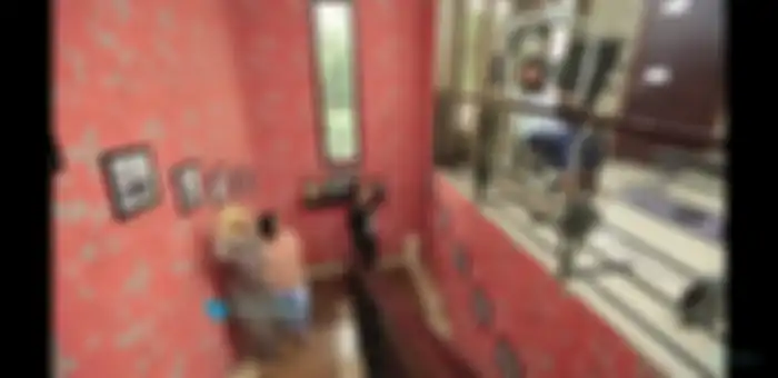 Ruang fitness di rumah Hengky Kurniawan