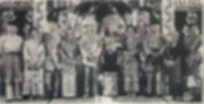 Foto Halimah dan Bambang lengkap dengan keluarga besar, ada Ibu Tien dan Pak Harto