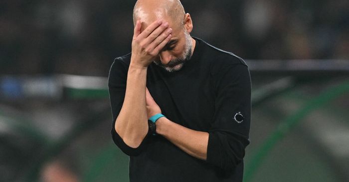 Liga Inggris - Reaksi Pep Guardiola saat Fans Leeds United Cemooh Momen Jeda Buka Puasa