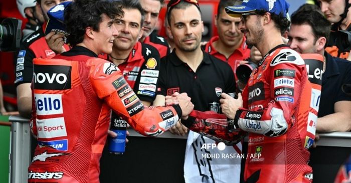 Pembalap Penguji Honda Akui Marc Marquez Kembali Miliki Aura Tak Terkalahkan, Francesco Bagnaia Sudah Jadi No.2 di Ducati