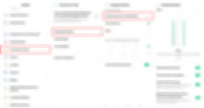 Cara masuk ke settings baris navigasi