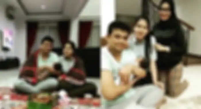 Ruang keluarga di rumah Kahiyang Ayu dan Bobby Nasution