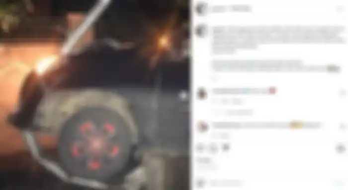 Postingan istri Rian DMasiv kabarkan suaminya mengalami kecelakaan.