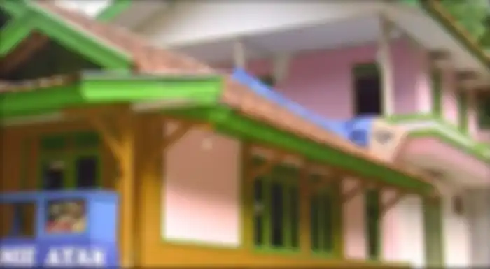 Penampakan rumah sederhana Lesty Kejora.