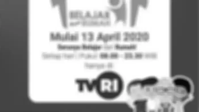 Belajar dari Rumah TVRI.