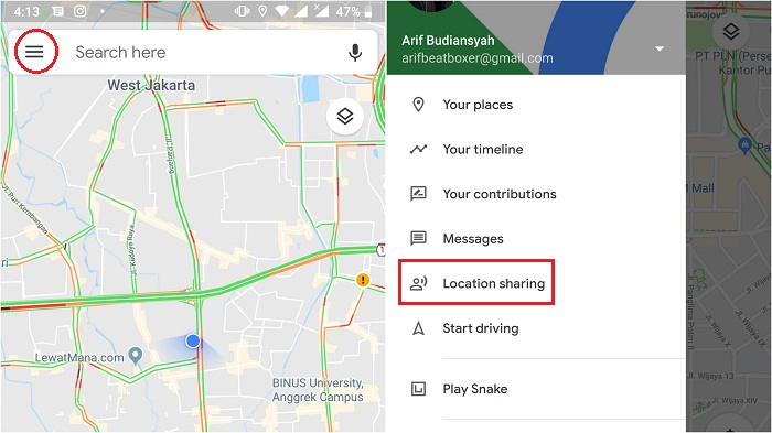 cara melacak lokasi seseorang