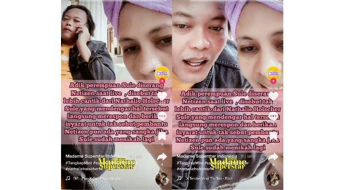 Sule dan adiknya Yeni saat siaran langsung di Instagram 