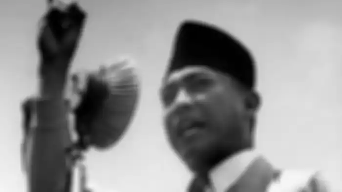 Soekarno dikenal sebagai singa mimbar.