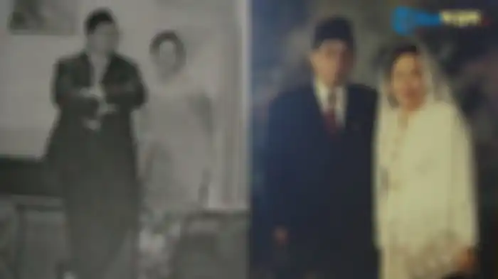 Presiden Abdurrahman Wahid atau Gus Dur bersama istrinya Sinta Nuriyah