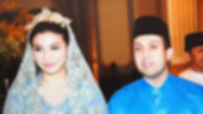 Manohara Odelia Pinot saat menikah dengan pangeran Kelantan