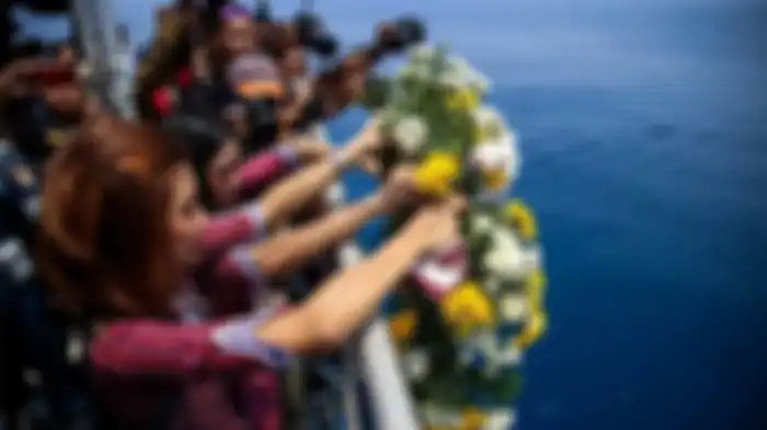 Doa bersama dan prosesi tabur bunga untuk korban lion air JT 610