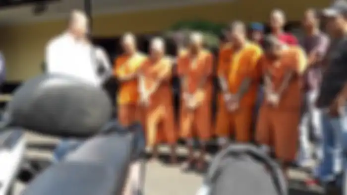Pelaku curanmor modus baru pakai tali sepatu ditahan di Polres Cimahi