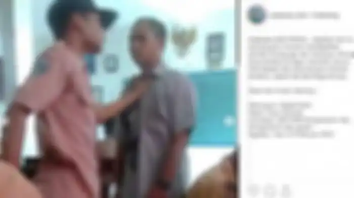 Siswa Merokok Namun Mengancam Guru