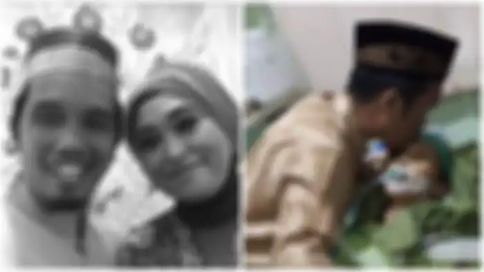 Ustaz Maulana dan istrinya
