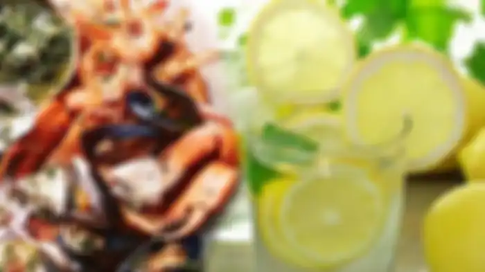 Seafood & Es jeruk
