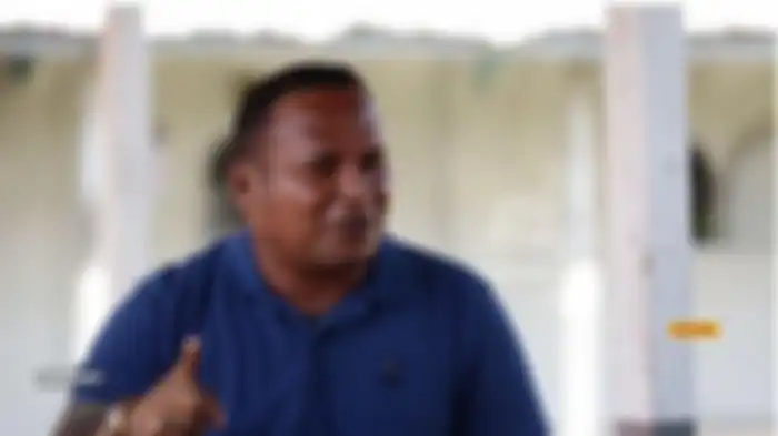 Mantan pembunuh sadis John Kei yang kini bertobat dan menjadi pendeta, saat ditemui Andy F Noya, Sabtu (13/4/2019) 