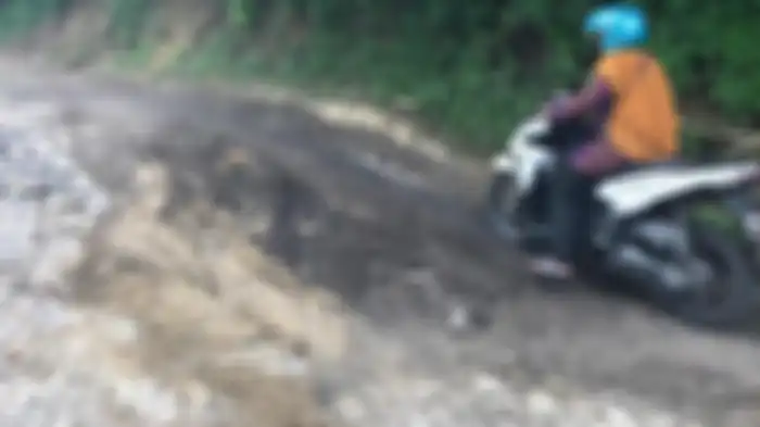 Jalan rusak di Gresik