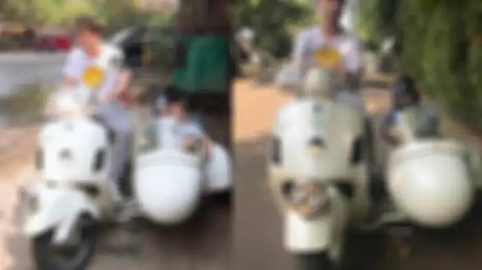 Raffi Ahmad punya Vespa GTV dengan sespan