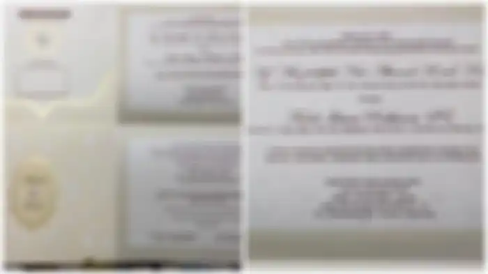 Undangan pernikahan Muzdalifah dan Fadel Islami