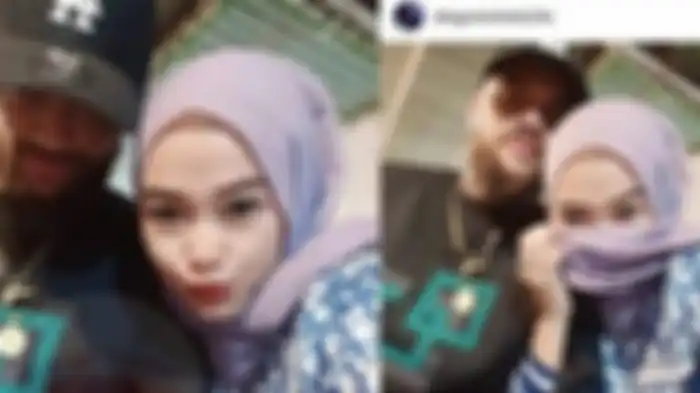 Diego dan sang pacar  saat berlebaran bersama. (Foto: Instagram) 