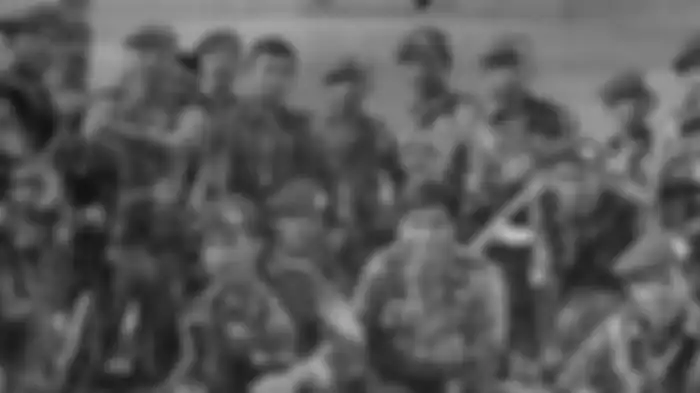 Para personil Kopassus saat Operasi Seroja