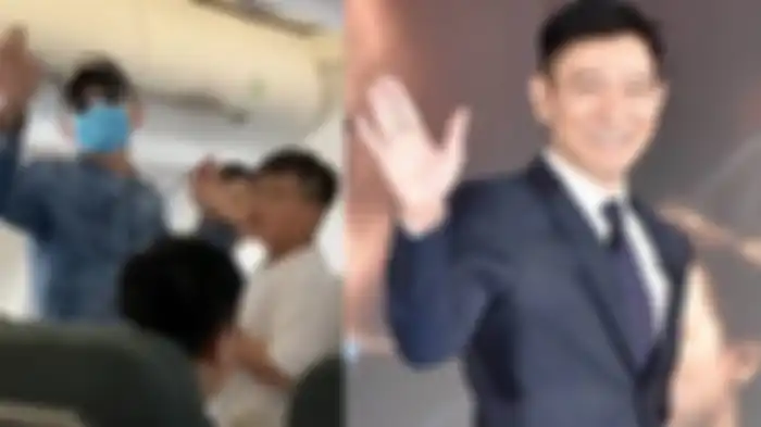 Andy Lau kepergok ada di pesawat kelas ekonomi