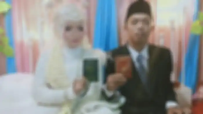 Kusmanto sudah sah menikahi sang istri