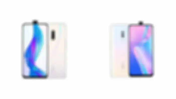 Warna putih Realme X dan Oppo K3.