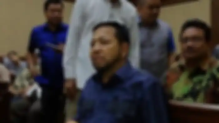 Setya Novanto dengan penampilan barunya.