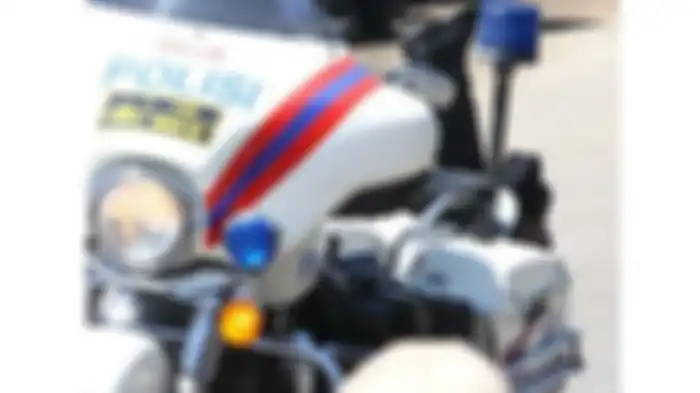 Bripda Monica terjungkal dari motornya
