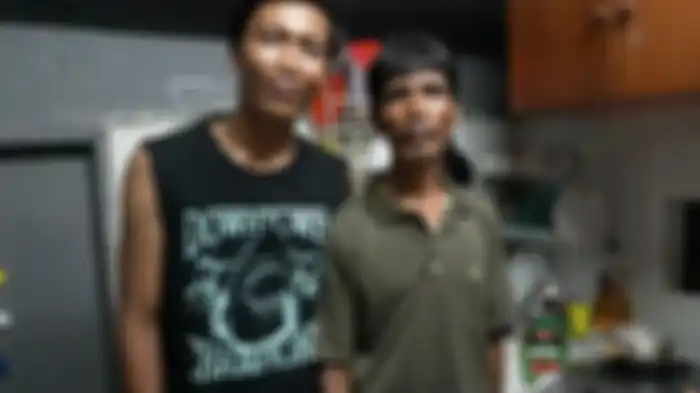 Ayah Awan (kanan), Suramto di kediamannya pada Rabu (28/8/2019). 