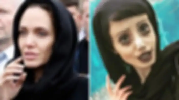Angelina Jolie dan Sahar Tahar, Sahar terobsesi meniru Angelina Jolie 