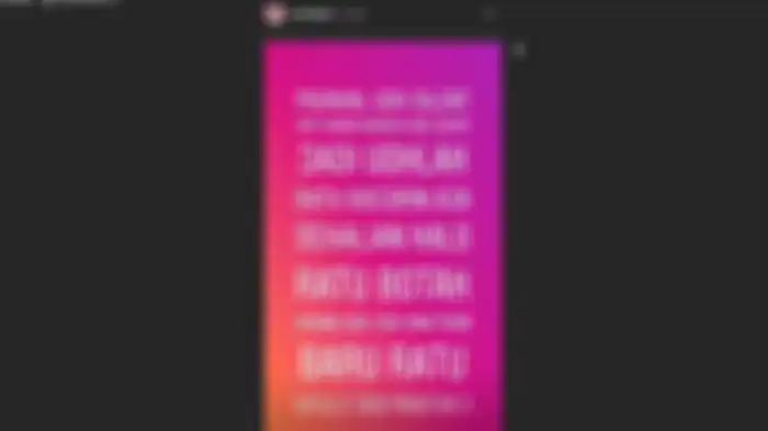 Unggahan Insta Story Lucinta Luna