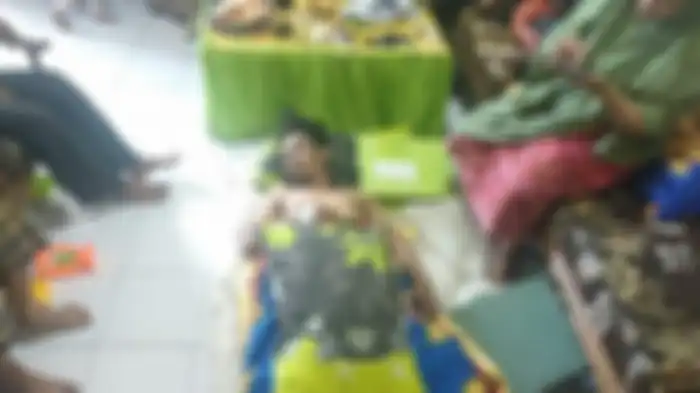 Kondisi Irfan setelah ditabrak kendaraan taktis polisi saat demo mahasiswa di Makassar