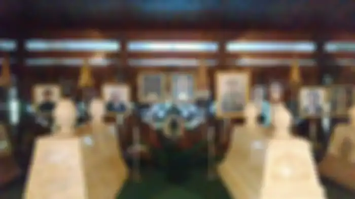Makam Soeharto dan Ibu Tien Soeharto di Astana Giribangun di Karanganyar, Jawa Tengah 