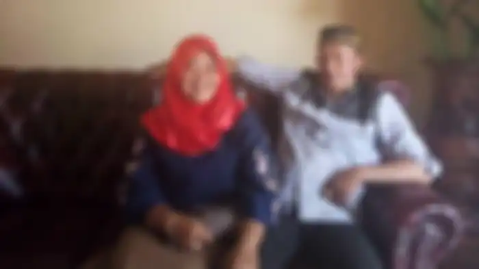 Pasangan Aiptu Pariadi dan Fitri 