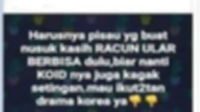 Postingan oknum istri TNI
