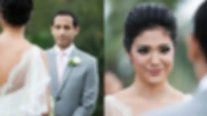 Pakai Anting Bertuliskan Tanah Air, Istri Nadiem Makarim Tampil Anggun Saat Pelantikan Menteri