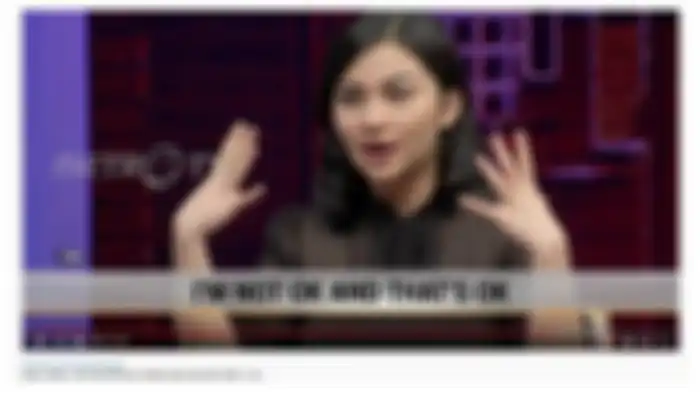 Ariel Tatum saat menjadi bintang tamu acara Q&A METRO TV